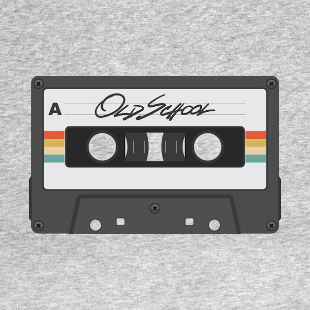 Retro Cassette Tape by hobrath